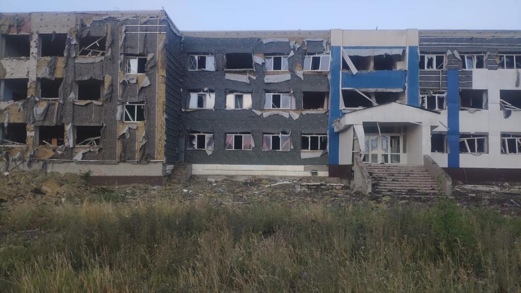 Schools in Kostiantynivka and Bakhmut were destroyed as result of Russian shelling