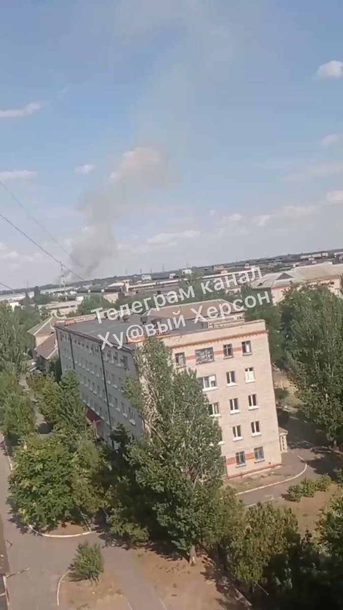 Explosions reported in Tavriisk, Kherson region