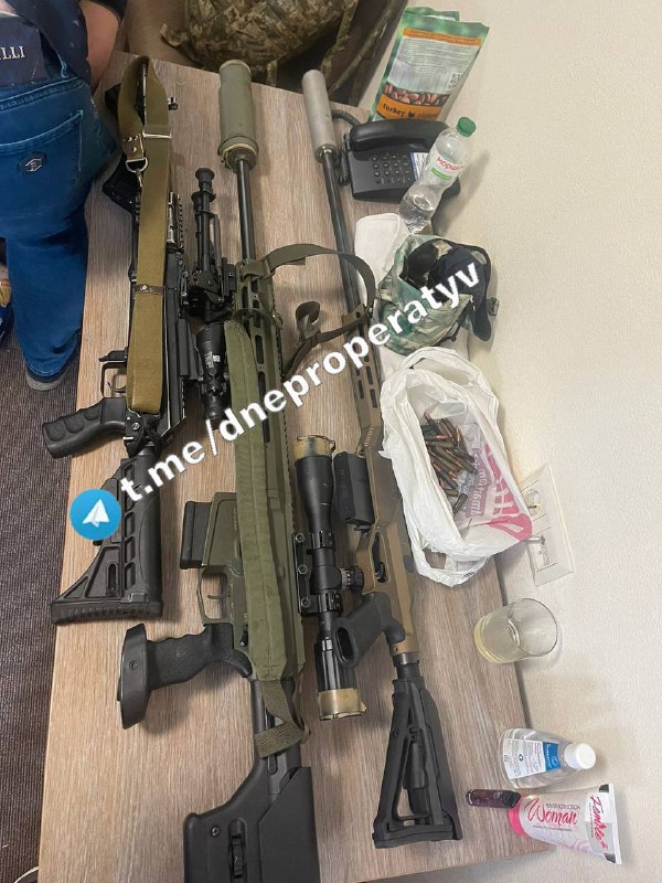 Security Service of Ukraine seized big amount of weapons in Dnipro city