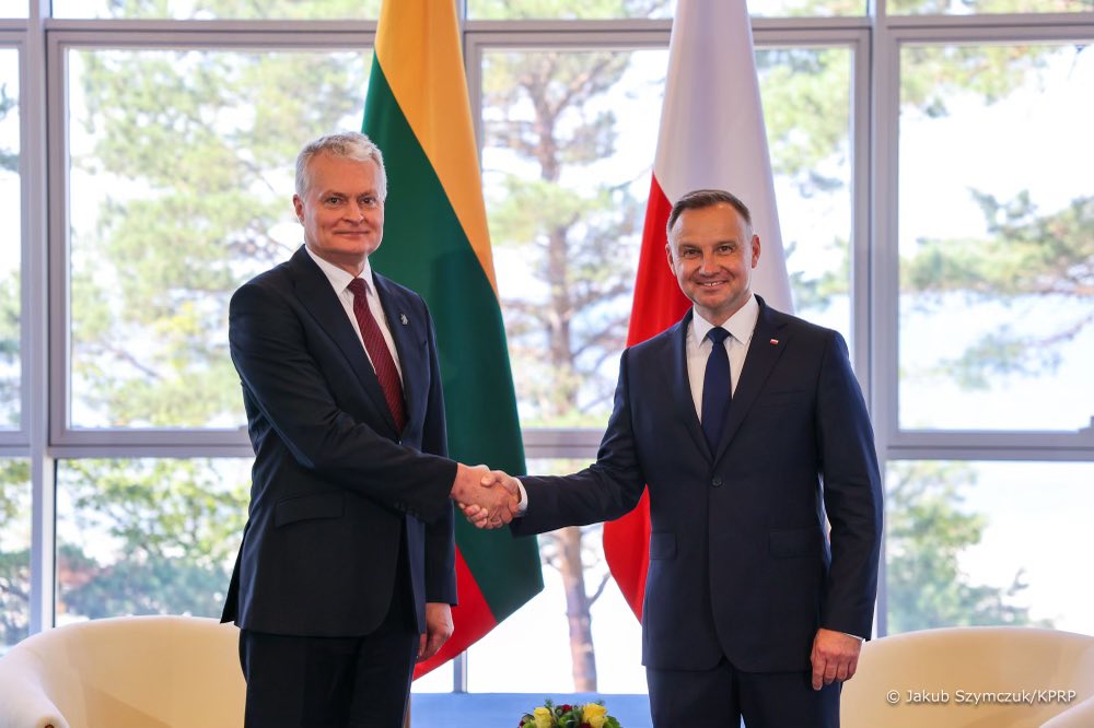 Poland's president @andrzejduda says he and his Lithuanian counterpart president Nauseda are planning further visits to Kyiv