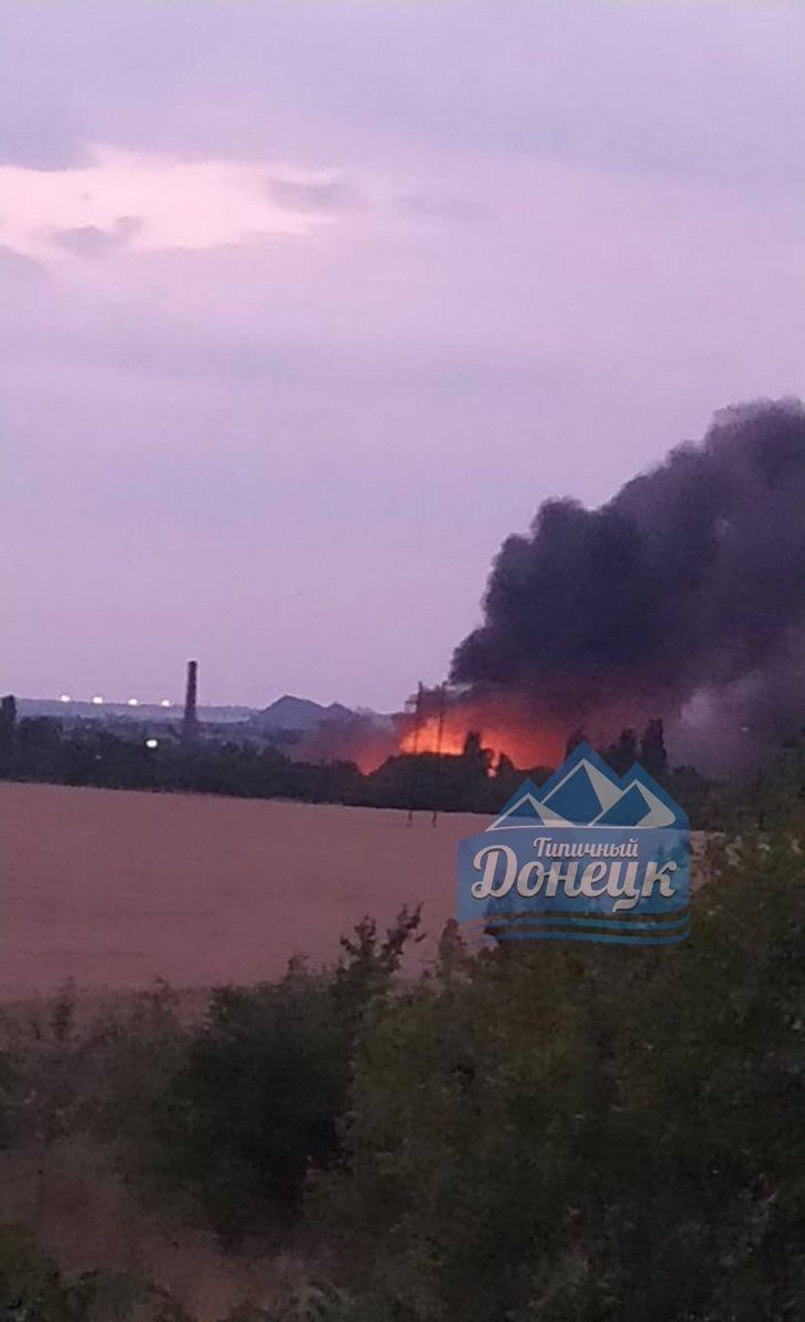 Explosions in Makiivka