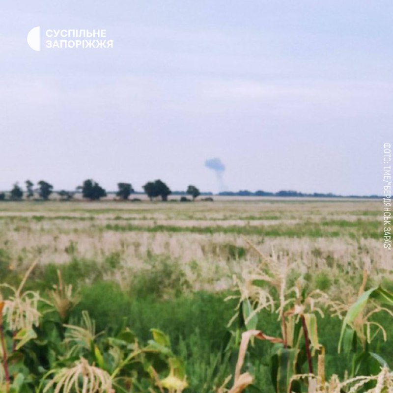 Powerful explosion reported near Berdiansk