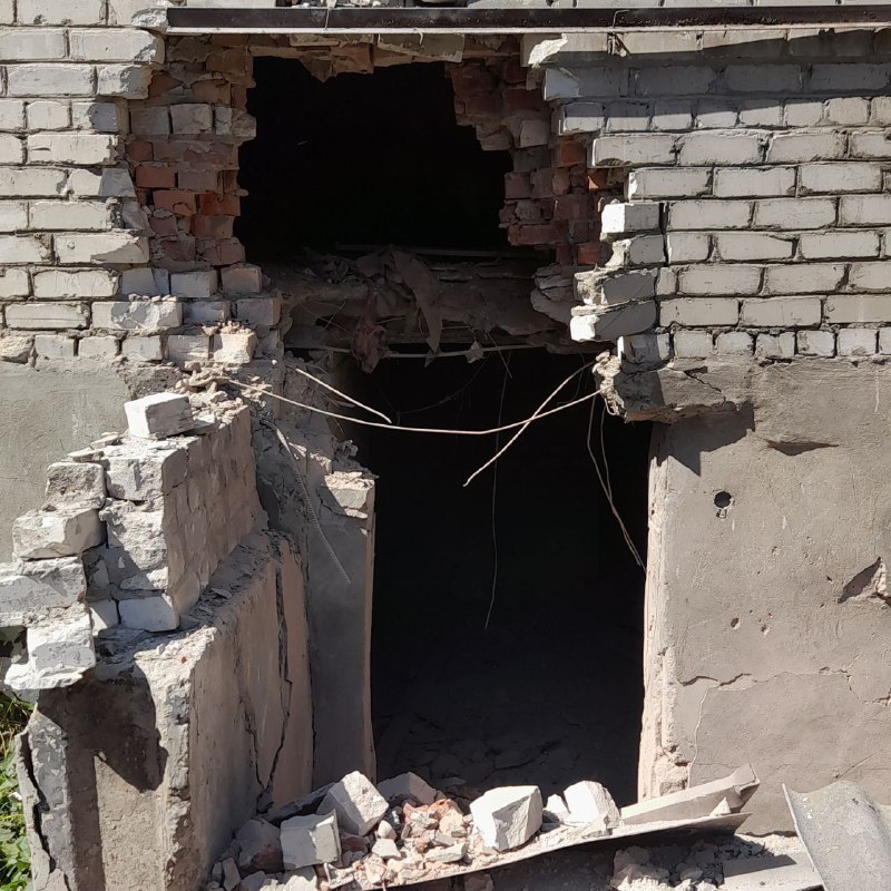 Damage in Avdiivka after shelling today, no casualties