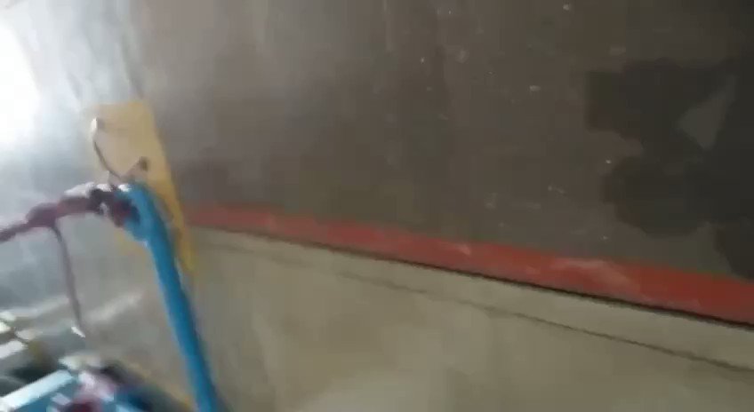 Russians placed equipment and ammunition directly in the engine room of the Zaporizhzhya NPP.  Multiple vehicles with Z markings could be seen starting from 0:25 on the video -  Ukraine