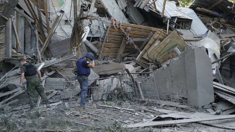One of buildings of Kharkiv Polytechnic Institute destroyed as result of Russian missile strike