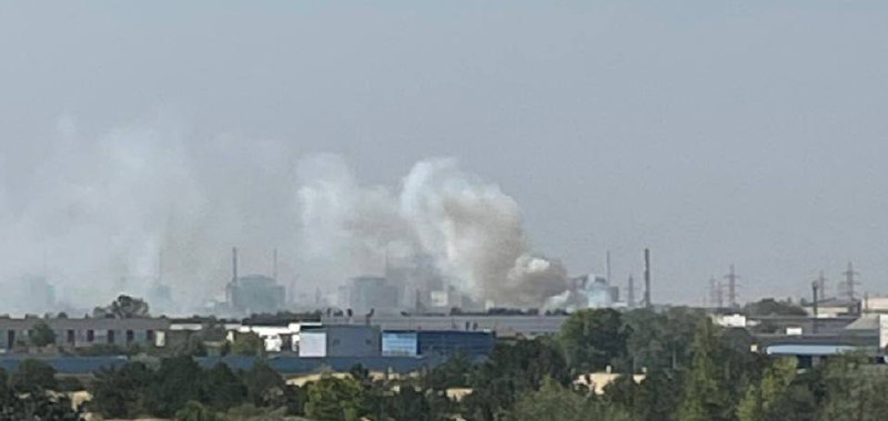 Forest is on fire near Zaporizhzhia NPP as result of shelling