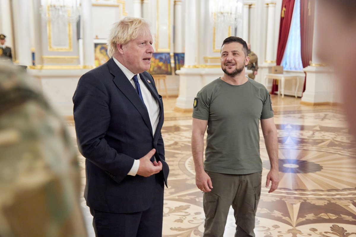 Boris Johnson:What happens in Ukraine matters to us all. That is why I am in Kyiv today. That is why the UK will continue to stand with our Ukrainian friends. I believe Ukraine can and will win this war