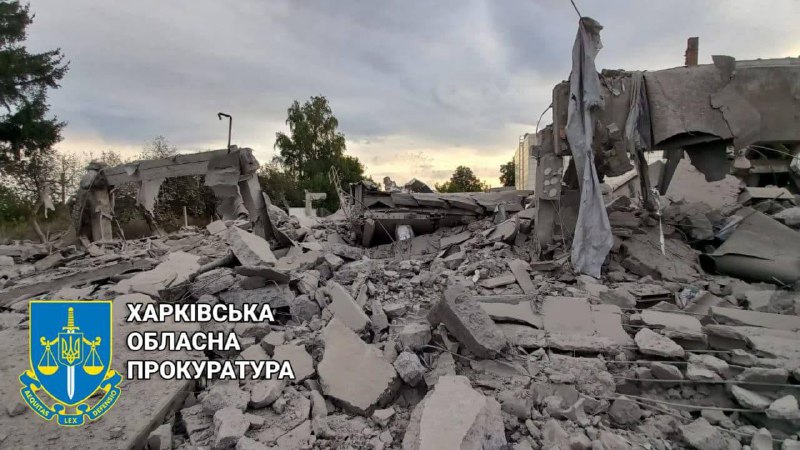 Russian army shelled Derhachi and Chuhuiv of Kharkiv region overnight. 1 person killed, 1 wounded