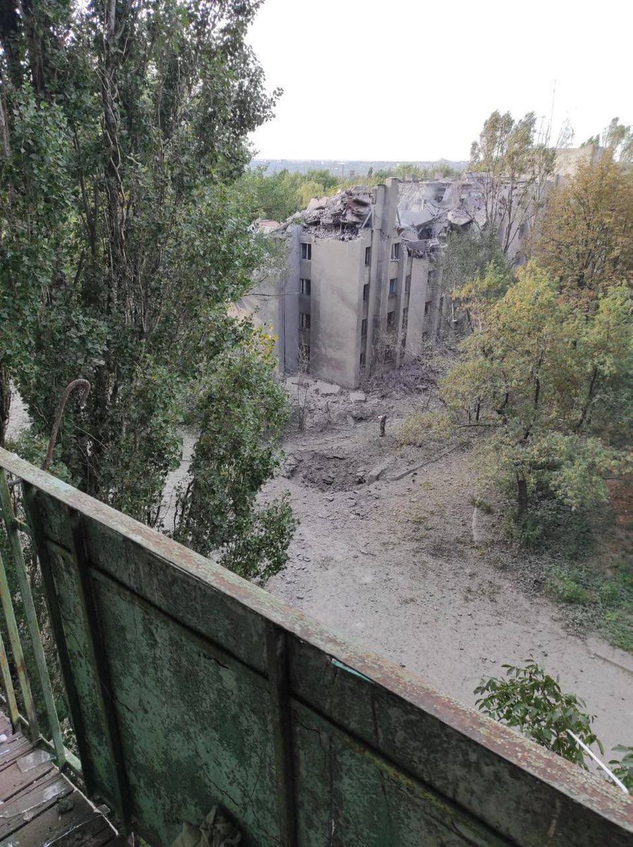 Russian base in Kadiivka was destroyed in a missile strike