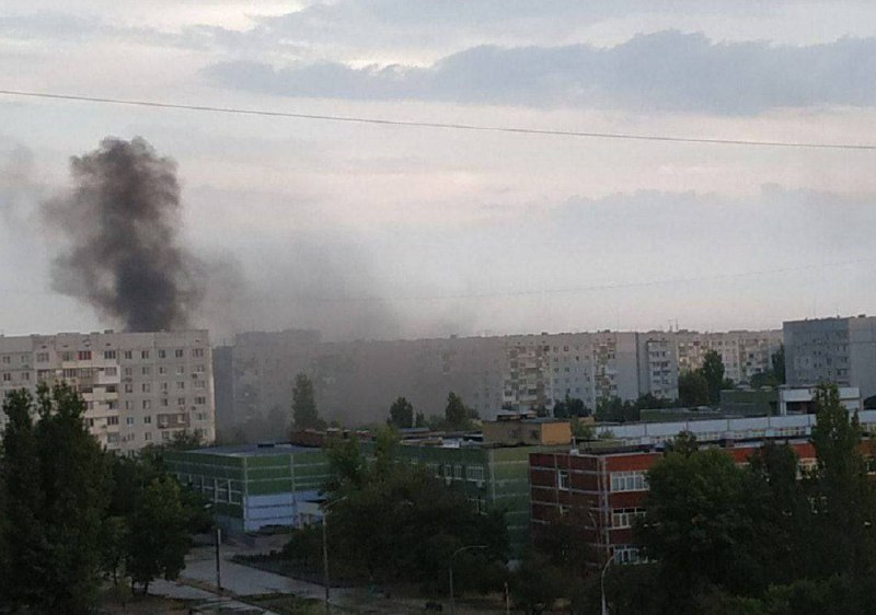 Mortar shelling in Enerhodar, small arms shot audible. Helicopters reported over the town