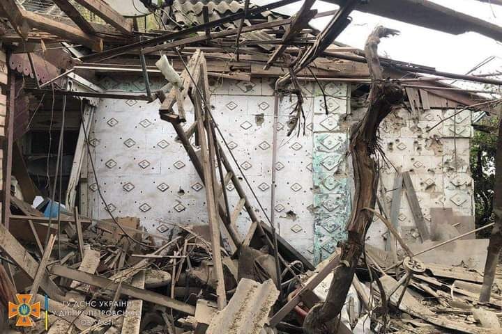 1 person wounded as result of Russian shelling at Chervonohryhorivka of Nikopol district