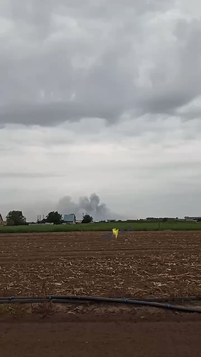 Big fire reported near Oleshky