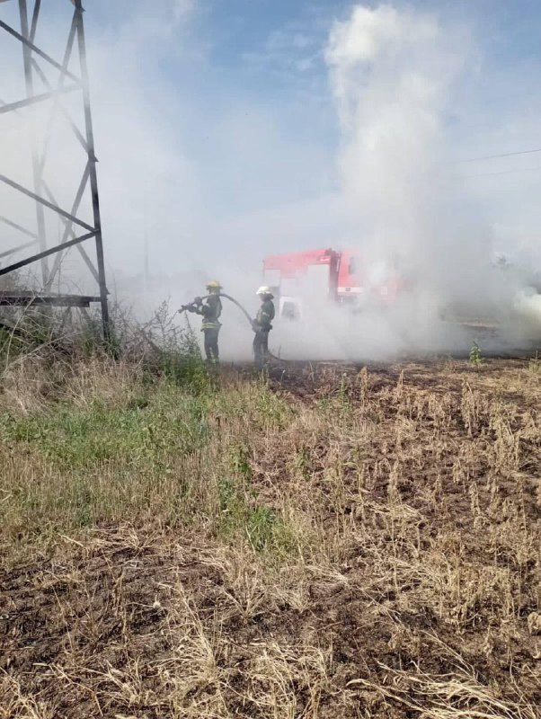 Russian army shelled Chervonohryhorivka of Nikopol district