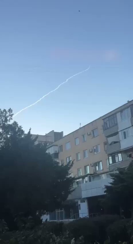 Air defense is active near Yevpatoriya
