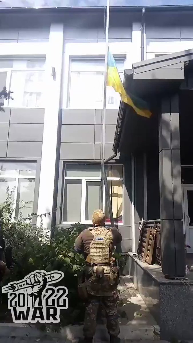 Ukrainian military in Borshivka of Kharkiv region