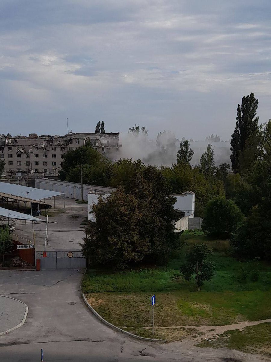 Russian base destroyed in Kherson at “Alkoresurs” enterprise