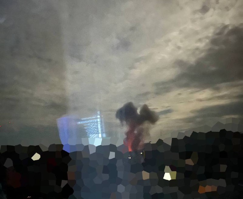 Big explosion in Dnipro city as result of Russian missile strike, some windows blown up