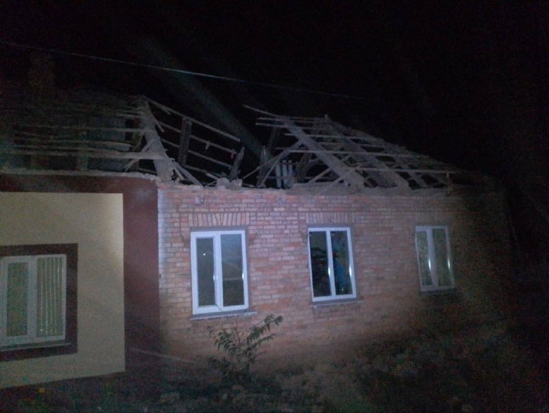 Destruction after overnight shelling of Nikopol