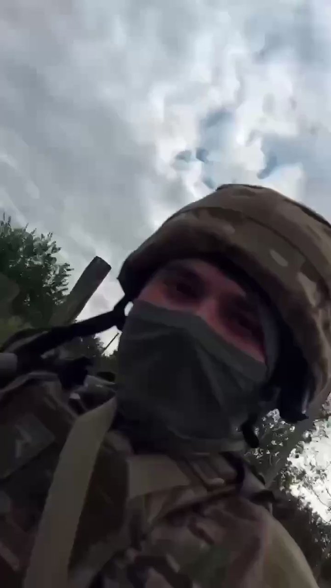 Ukrainian military in Velyka Komyshuvakha