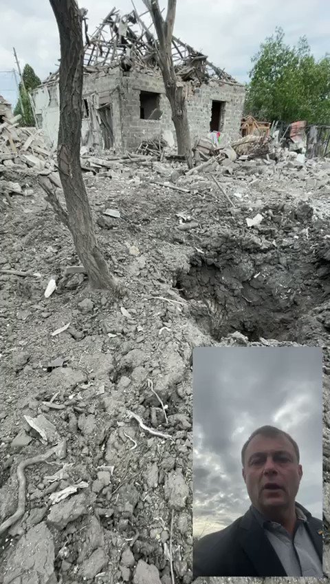 Destruction in Pokrovsk of Donetsk region as result of Russian shelling