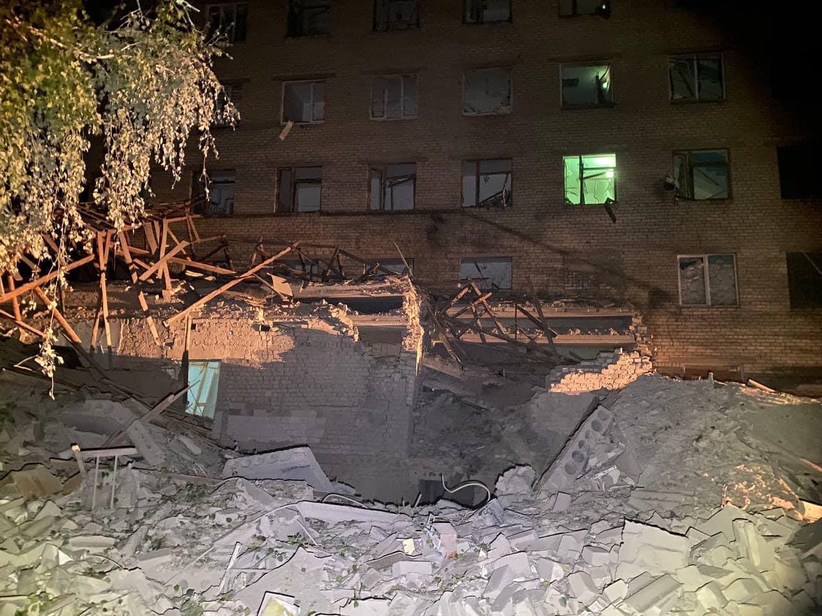 Russian shelling hit a hospital in Kramatorsk overnight