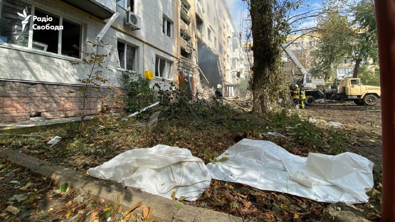 1 body found under the rubble of residential building destroyed in Russian shelling in Bakhmut