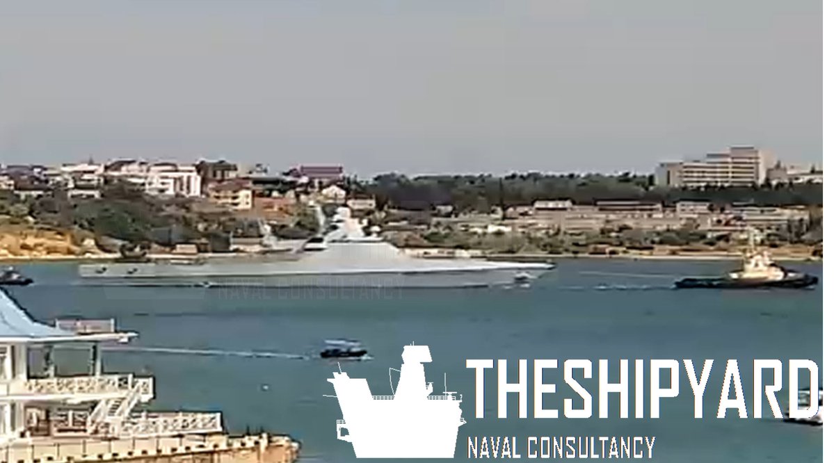 This morning Russian Navy Pavel Derzhavin had to be towed to port this morning, due to what appears to be propulsion issues.   Derzharvin is the only TOR fitted Bykov PHM in service