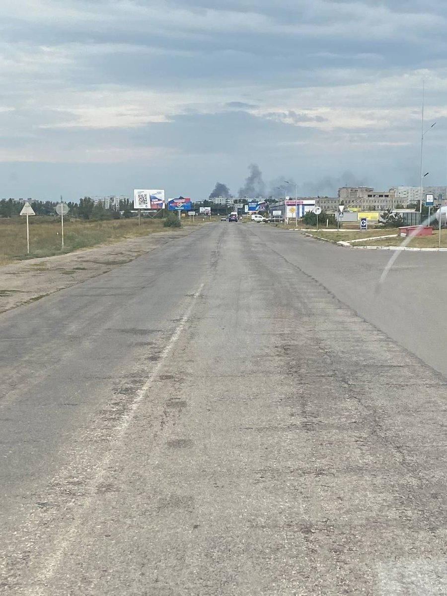 Explosions targeted Russian military equipment in Enerhodar