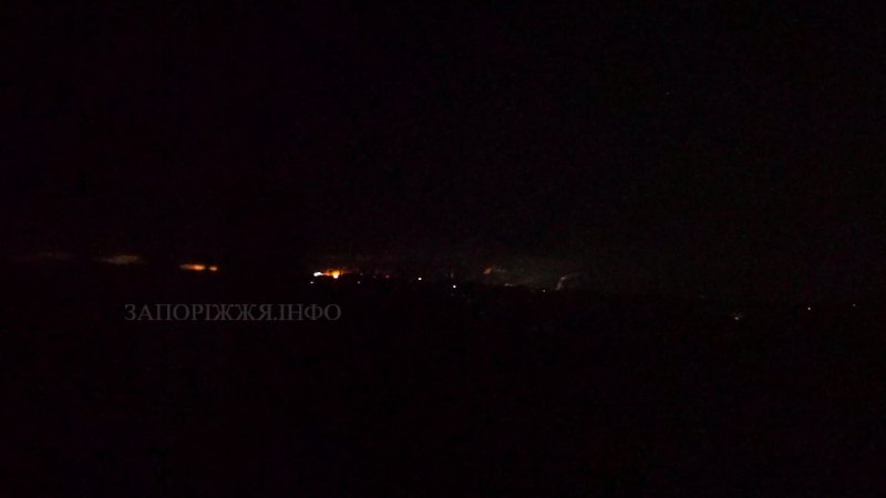 Russian army launched at least 8 missiles against infrastructure objects in Zaporizhzhia, missiles were launched from Zaporizhzhia region