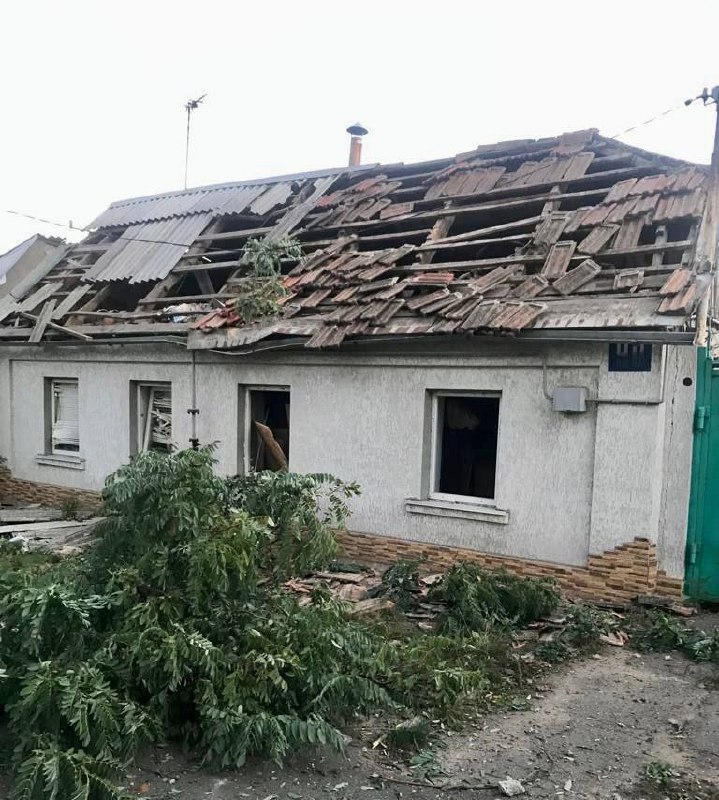 Russian missile destroyed a residential house in Mykolaiv