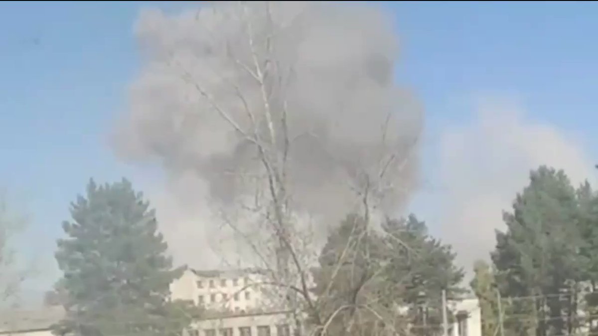Explosions reported in Novoaidar of Luhansk region