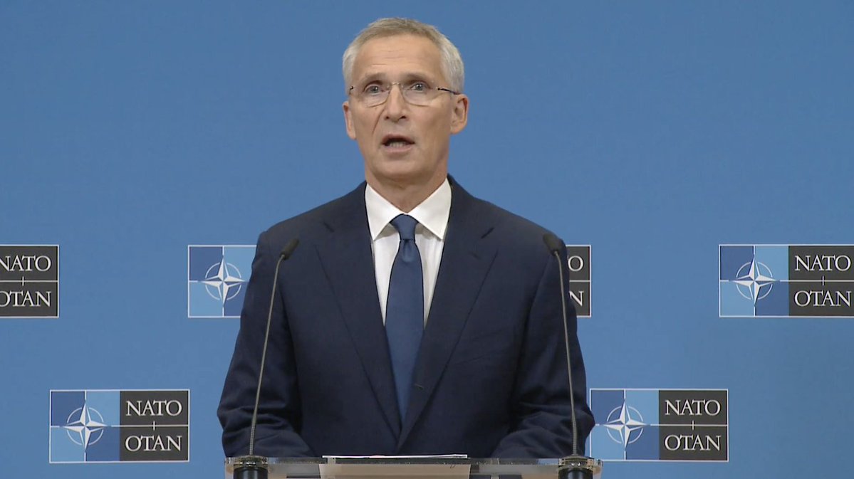 @NATO SecGen @jensstoltenberg slams Russia's annexation of additional regions of Ukraine in total violation of international law.  This land grab is illegal and illegitimate he says These lands are Ukraine, just like Crimea is Ukraine