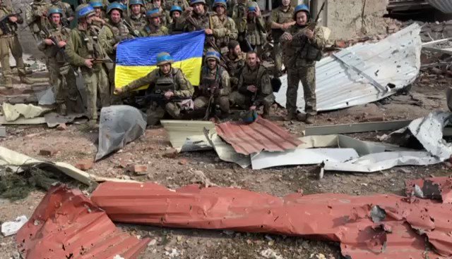 Ukrainian military in Drobysheve
