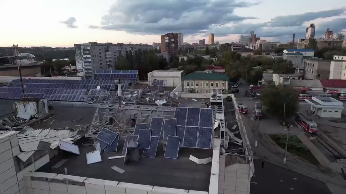Debris of Russian Kh-31 missile found at the site of strike on Continent mall in Donetsk