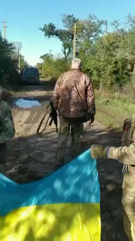 Ukrainian military in Novopetrivka of Kherson region