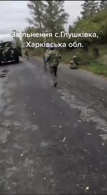 Ukrainian military liberated Hlushkivka of Kharkiv region