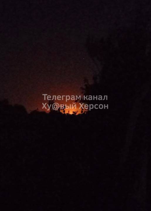 Explosion and fire at gas pipeline near Kalanchak