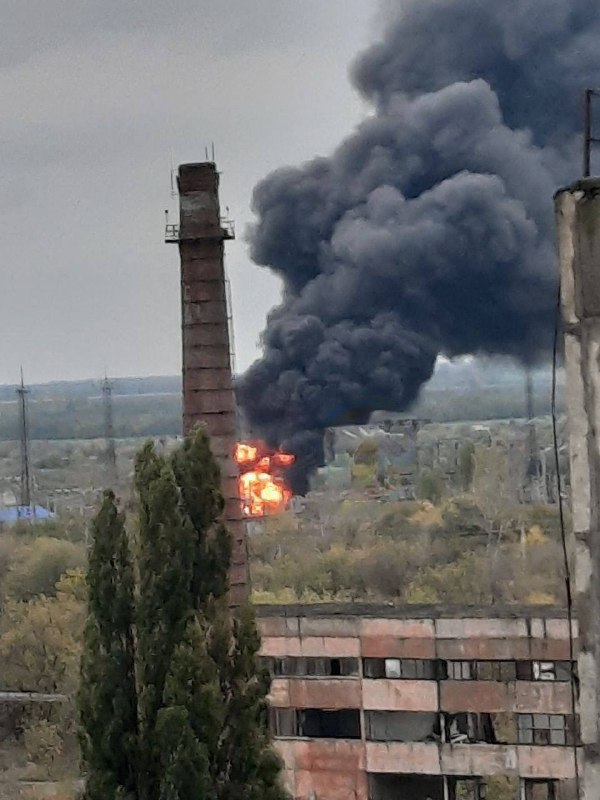 Fire at substation in Shebekino of Belgorod region