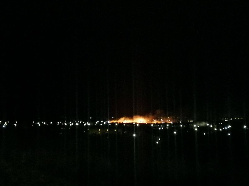 Big fire reported in Berdyansk