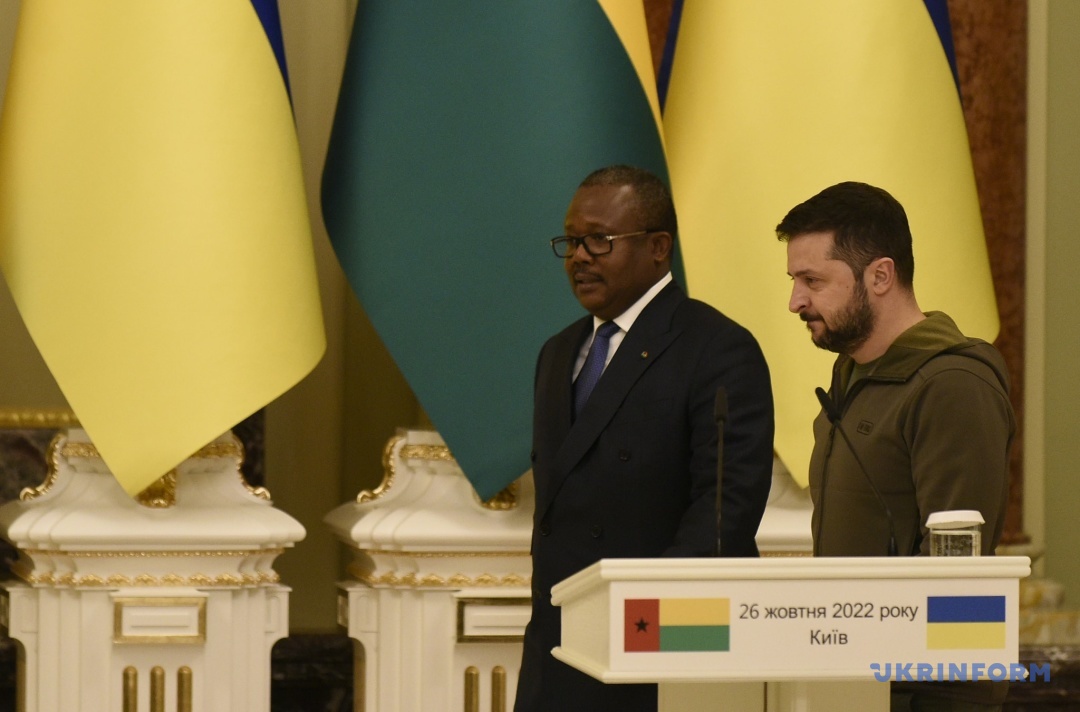 Zelenskyi discussed the organization of Ukraine-Africa summit with the President of Guinea-Bissau