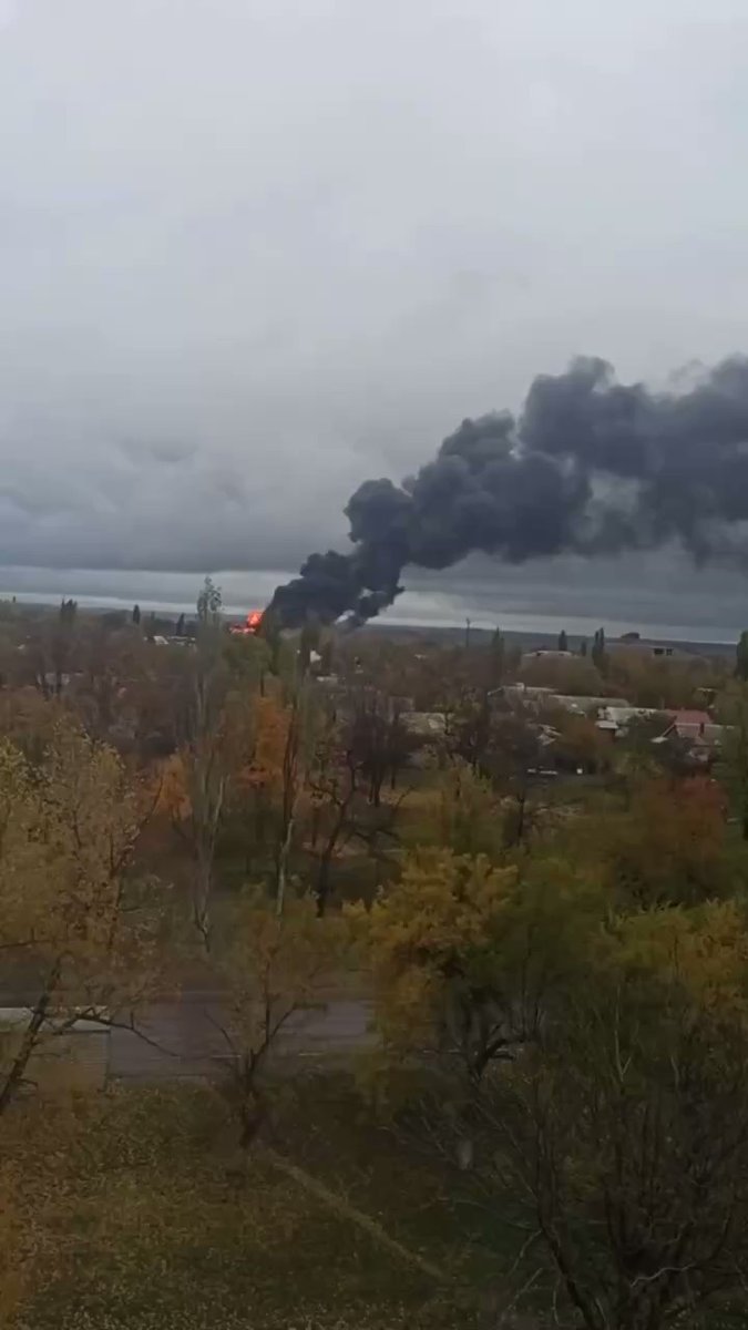 New explosions and fire in Shakhtarsk, occupied part of Donetsk region