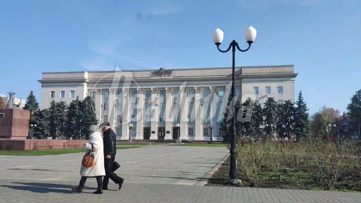 The flag of Russia was removed from the building of the Kherson regional administration