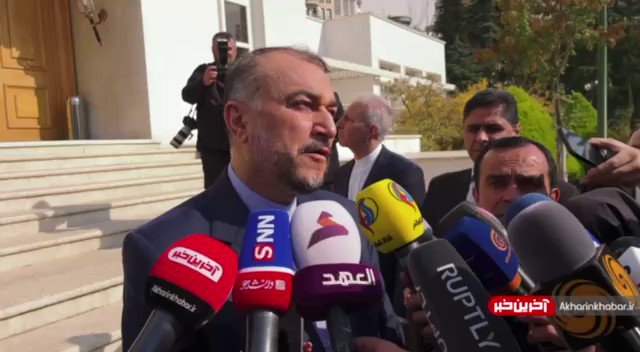 Iran FM: We gave limited number of drones to Russia months before Ukraine war, but no missiles. We agreed with Ukraine FM to give us evidence. Iranian delegation went to a European country 2 weeks ago, but Ukraine delegation didn't come due to US & Germany pressure