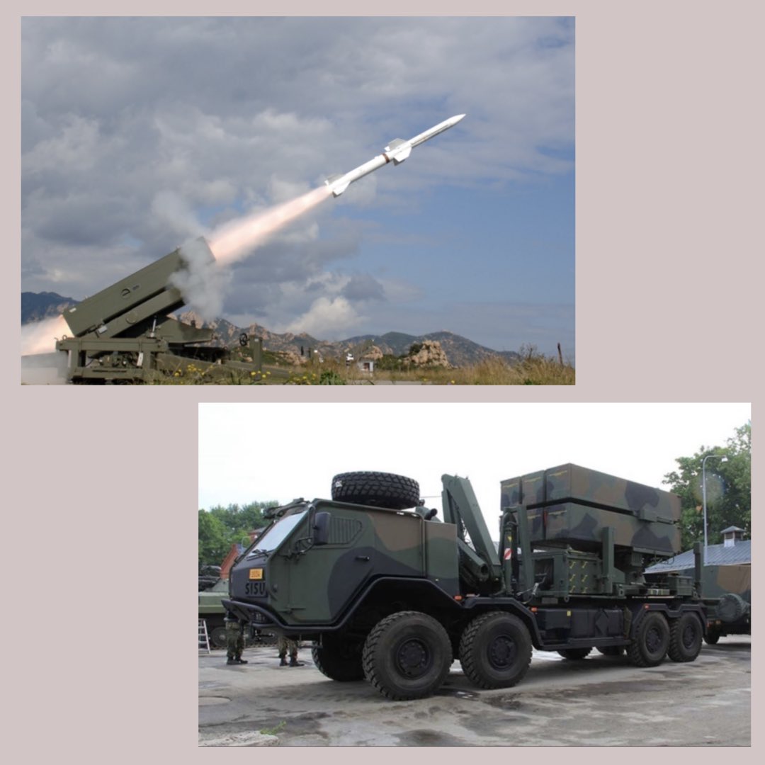 Minister of Defense of Ukraine: Look who's here. NASAMS and Aspide air defence systems arrived in Ukraine. These weapons will significantly strengthen UAarmy and will make our skies safer.  We will continue to shoot down the enemy targets attacking us. Thank you to our partners: Norway, Spain and the US