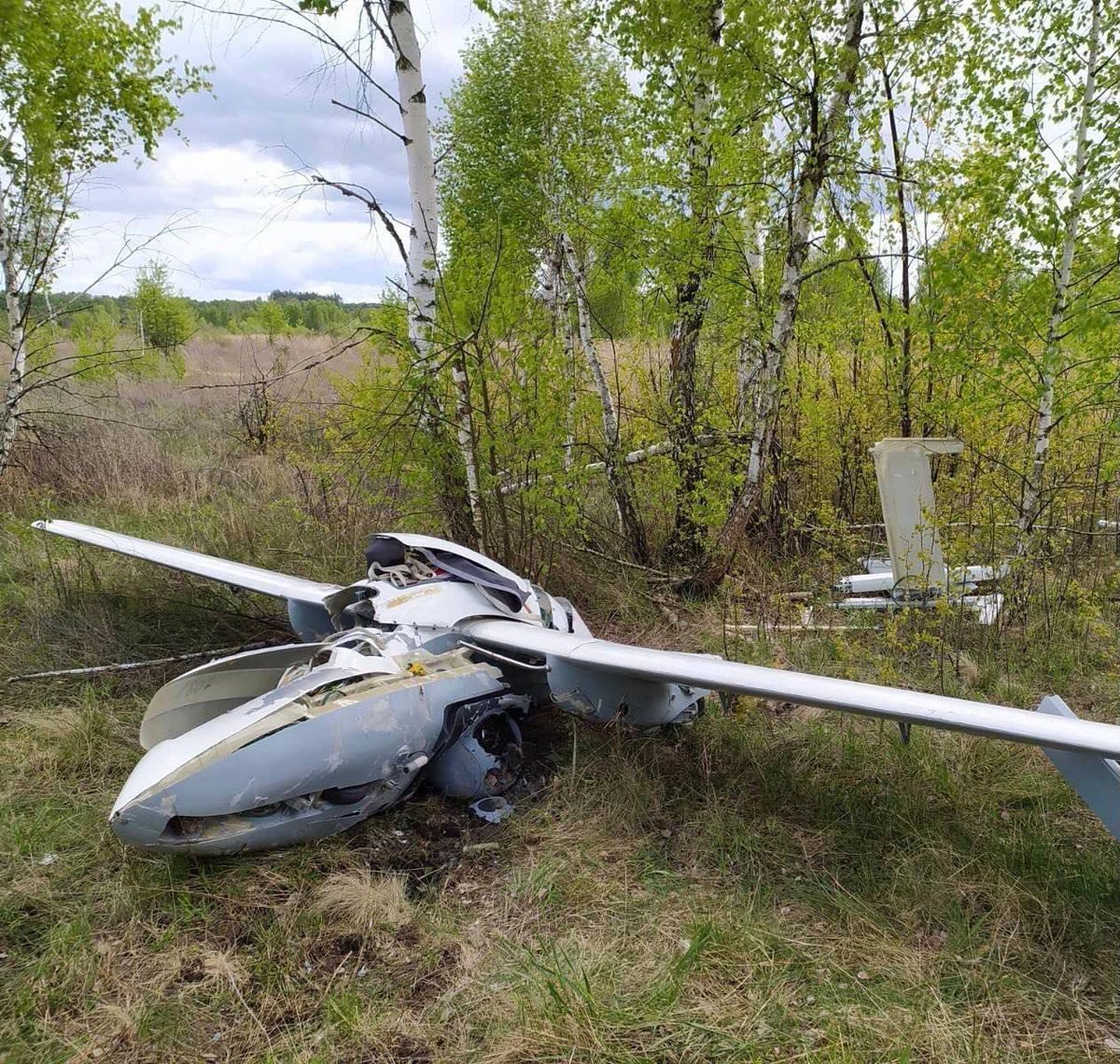 Photos of a captured Russian Korsar UAV