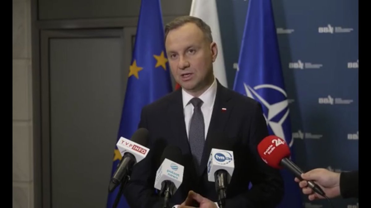 Poland's President @andrzejduda says most likely a Russian-made rocket fell in Przewodow but we have no clear evidence who fired it