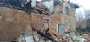 Destruction in Brianka as result of missile strike
