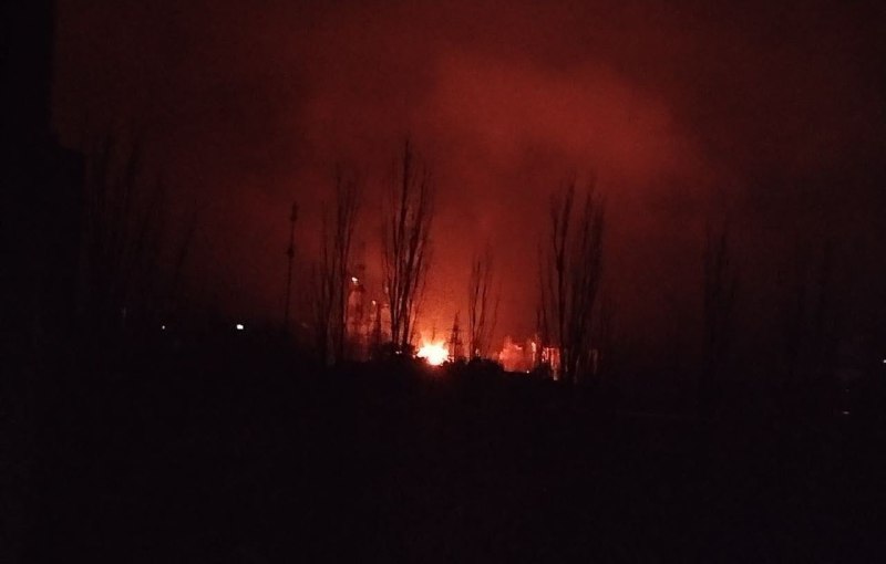 Explosions were reported in Nova Kakhovka