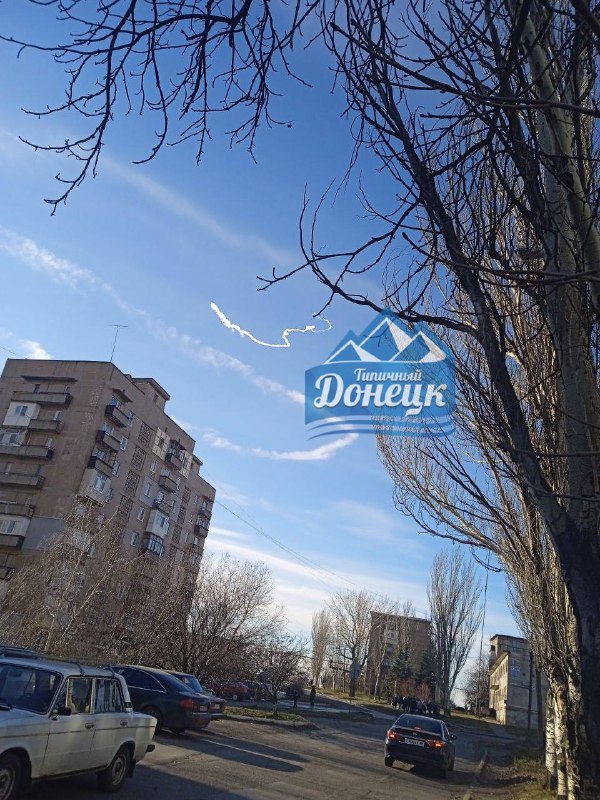 Missile launches in Snizhne