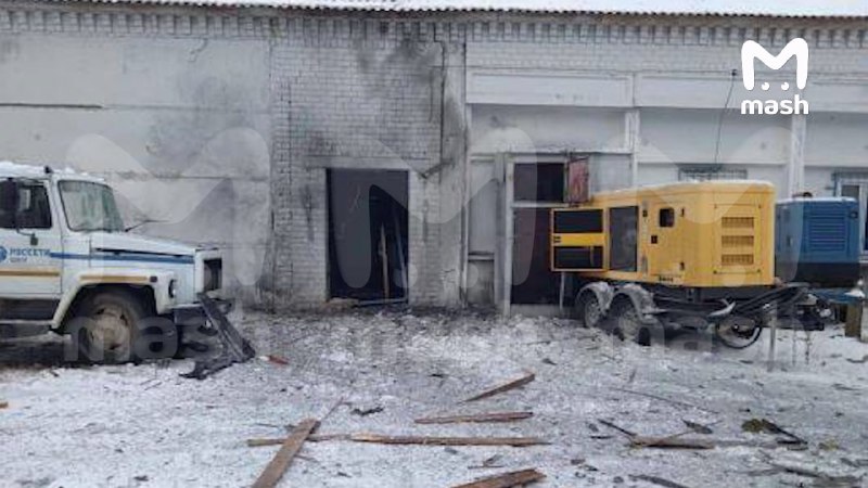 Substation was attacked by a drone in Trubchevsk of Briansk region